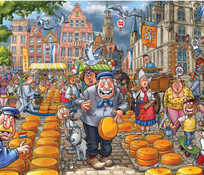 Puzzle - Jumbo - Crollo del mercato! - WASGIJ Puzzle