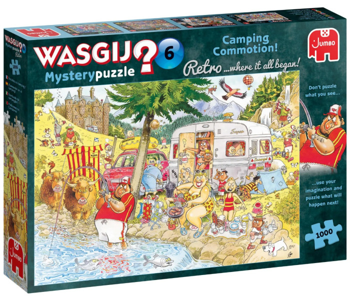 Puzzle - Jumbo - Che confusione nel campeggio! - WASGIJ Puzzle