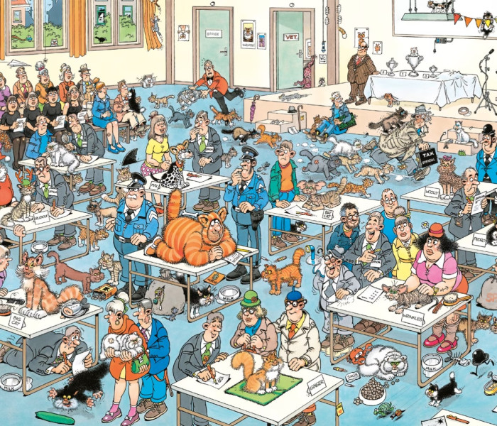 Puzzle - Jumbo - Mostra di gatti