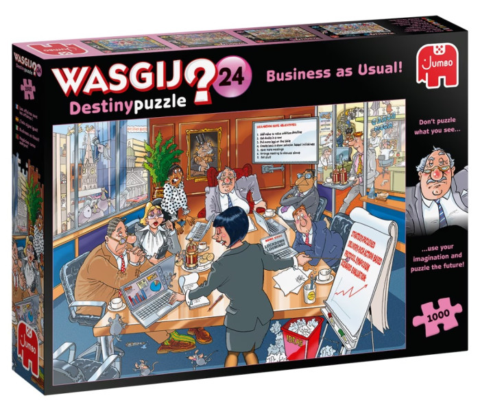 Puzzle - Jumbo - Tutto come al solito! - WASGIJ Puzzle