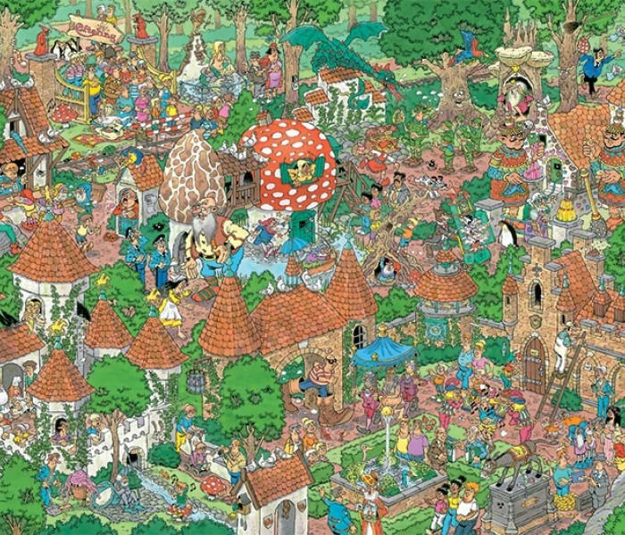 Puzzle - Jumbo - Foresta delle fiabe