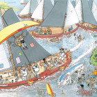 Puzzle - Jumbo - Mercato del formaggio + gara di vela