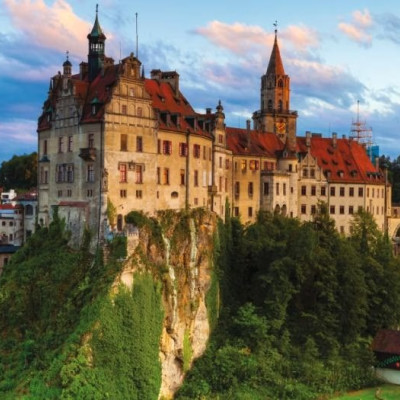 Castello di Sigmaringen, Germania - Puzzle Panoramico