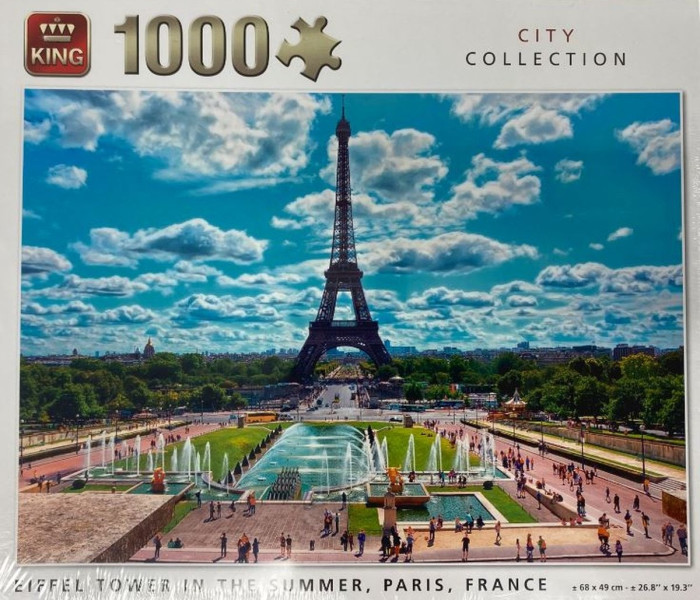 Puzzle - King - Torre Eiffel in estate