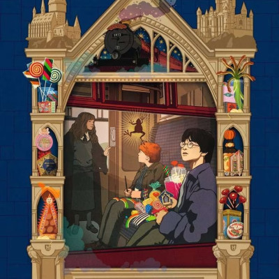 Harry Potter in viaggio verso Hogwarts