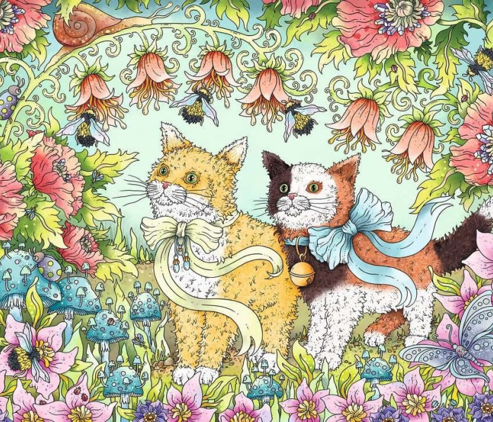 Puzzle - Ravensburger - Amicizia tra gatti
