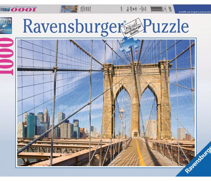 Puzzle - Ravensburger - Sul ponte di Brooklyn