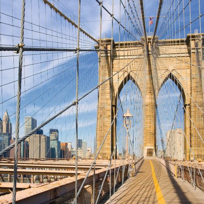 Sul ponte di Brooklyn