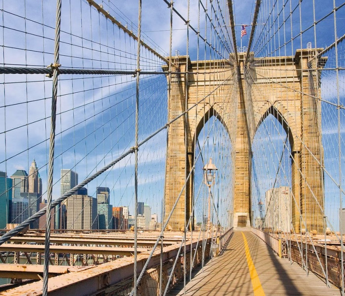 Puzzle - Ravensburger - Sul ponte di Brooklyn