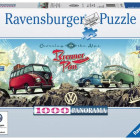 Puzzle - Ravensburger - Attraversa le Alpi con una VW! - Puzzle Panoramico