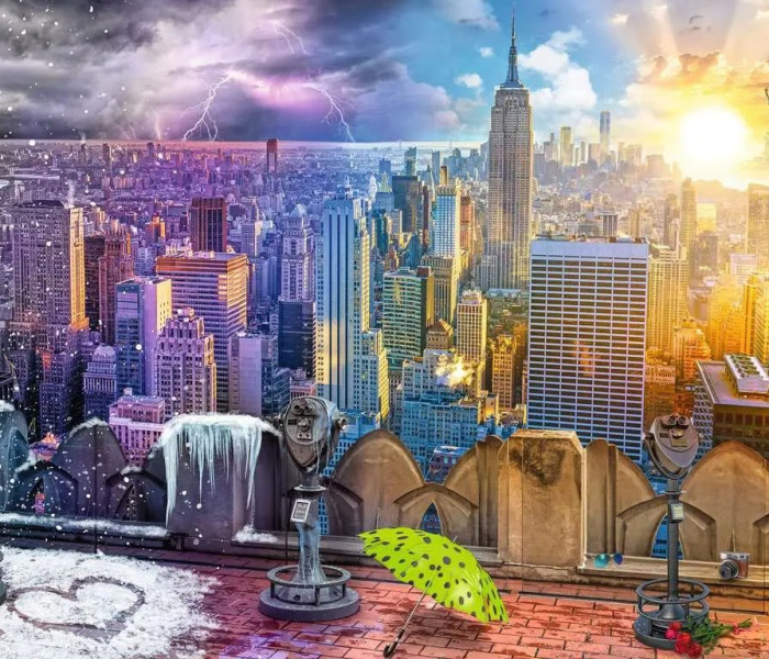 Puzzle - Ravensburger - Quattro stagioni a New York