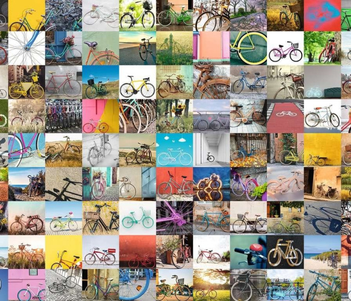 Puzzle - Ravensburger - 99 biciclette