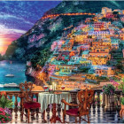 Puzzle - Ravensburger - Cena a Positano, Italia