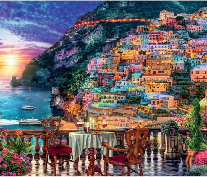 Puzzle - Ravensburger - Cena a Positano, Italia
