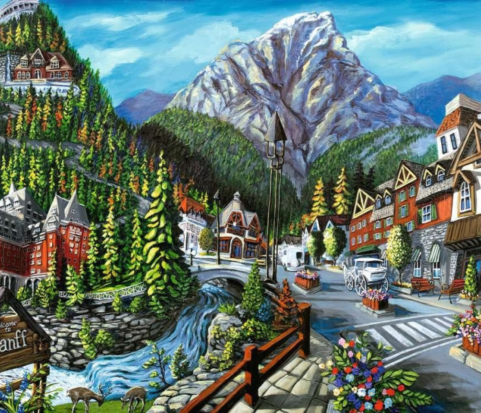 Puzzle - Ravensburger - Benvenuti a Banff