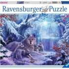 Puzzle - Ravensburger - lupi invernali