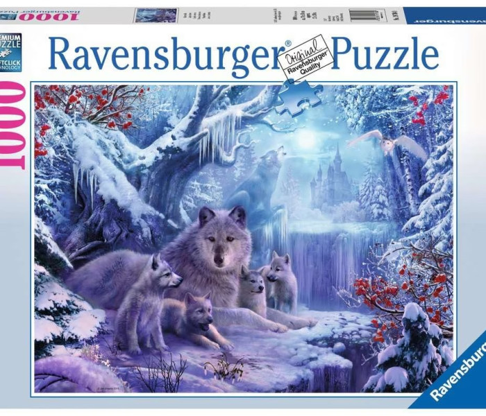 Puzzle - Ravensburger - lupi invernali