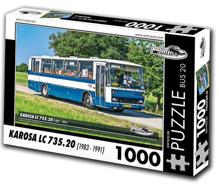 Puzzle - Retro-auta - Autobus Karosa LC 735.20 (1983-1991)