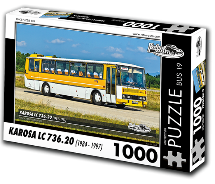 Puzzle - Retro-auta - Autobus Karosa LC 736.20 (1984-1997)