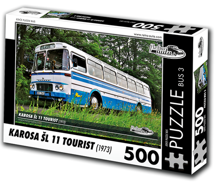 Puzzle - Retro-auta - Autobus Karosa ŠL 11  (1973)
