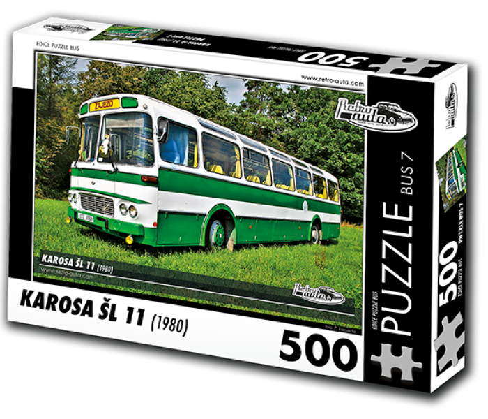 Puzzle - Retro-auta - Autobus Karosa ŠL 11 (1980)