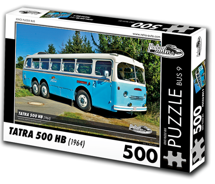 Puzzle - Retro-auta - Autobus Tatra 500 HB (1964)