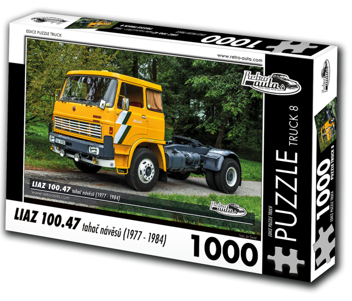 Puzzle - Retro-auta - Liaz 100.47 Trattore per semirimorchio (1977-1984)