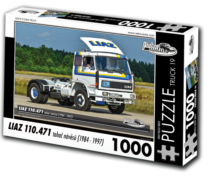 Puzzle - Retro-auta - Liaz 110.471  Trattore per semirimorchio (1984-1997)