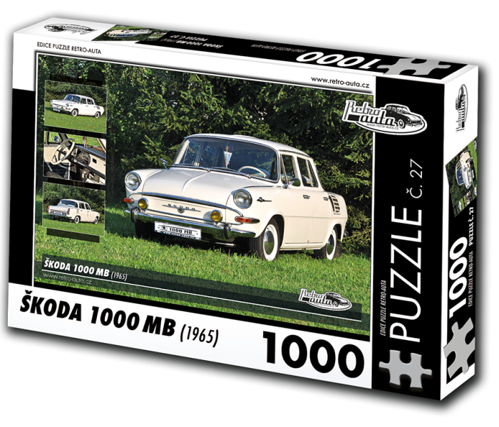 Puzzle - Retro-auta - Skoda 1000 MB (1965)