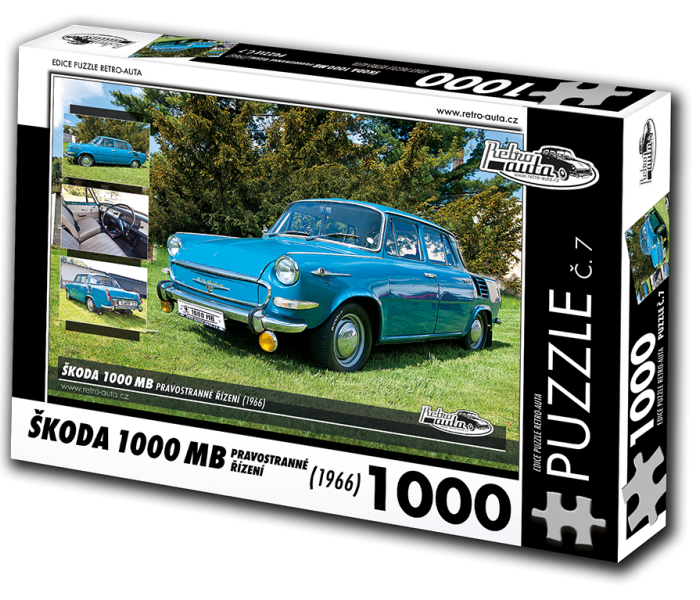 Puzzle - Retro-auta - Skoda 1000 MB (1966)