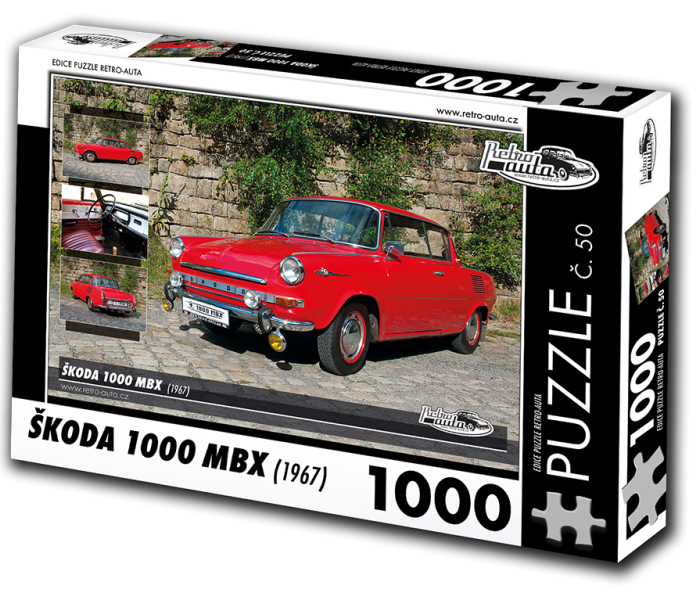 Puzzle - Retro-auta - Skoda 1000 MBX (1967)