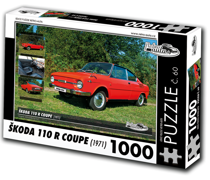 Puzzle - Retro-auta - Skoda 110 R coupé (1971)