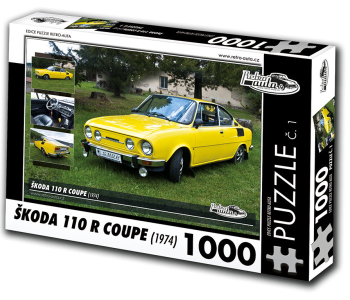 Puzzle - Retro-auta - Skoda 110 R coupé (1974)