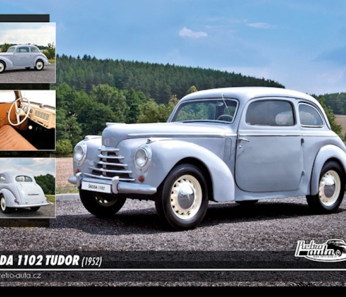 Puzzle - Retro-auta - Skoda 1102 Tudor (1952)