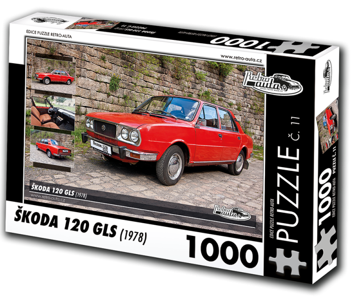 Puzzle - Retro-auta - Skoda 120 GLS (1978)