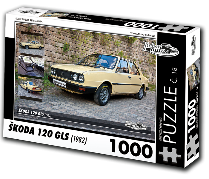 Puzzle - Retro-auta - Skoda 120 GLS (1982)