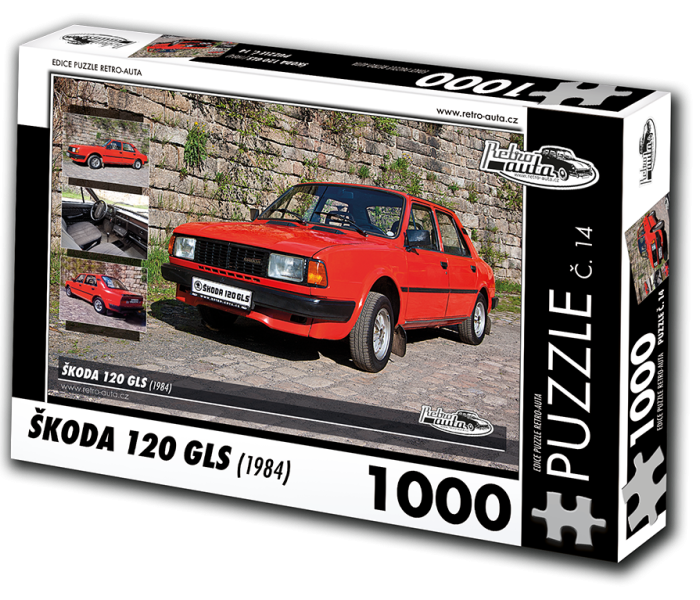 Puzzle - Retro-auta - Skoda 120 GLS (1984)