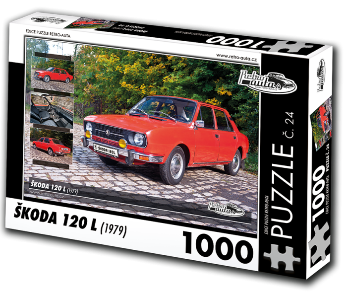 Puzzle - Retro-auta - Skoda 120 L (1979)