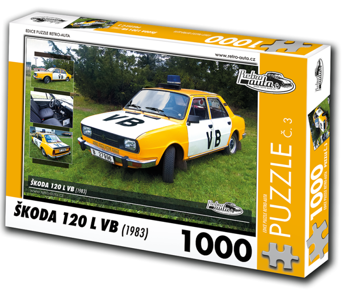 Puzzle - Retro-auta - Skoda 120 L VB (1983)