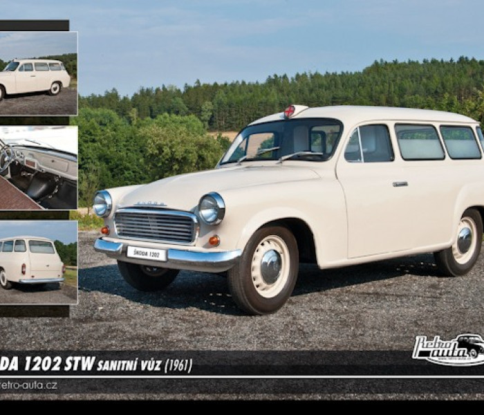 Puzzle - Retro-auta - Skoda 1202 STW (1961)