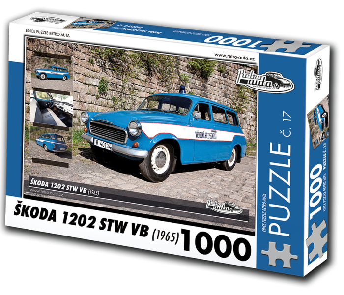 Puzzle - Retro-auta - Skoda 1202 STW VB (1965)