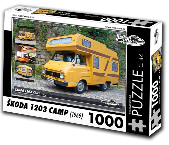 Puzzle - Retro-auta - Skoda 1203 Camp (1969)