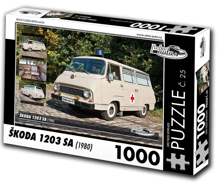 Puzzle - Retro-auta - Skoda 1203 SA (1680)