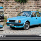 Puzzle - Retro-auta - Skoda 120L (1985)