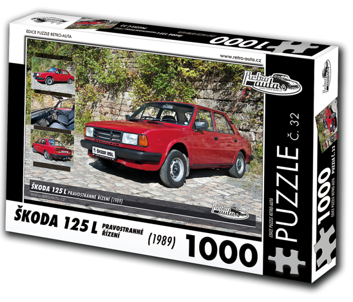Puzzle - Retro-auta - Skoda 125 L (1989)