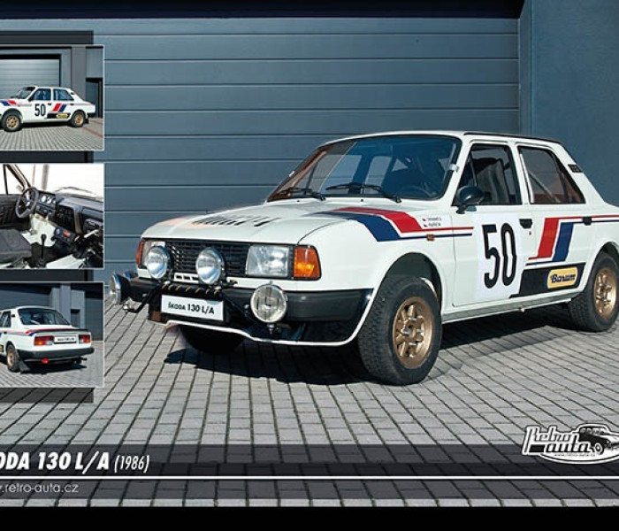 Puzzle - Retro-auta - Skoda 130 LA (1986)