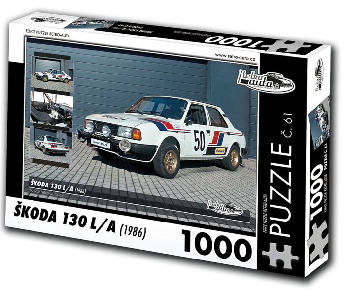 Puzzle - Retro-auta - Skoda 130 LA (1986)