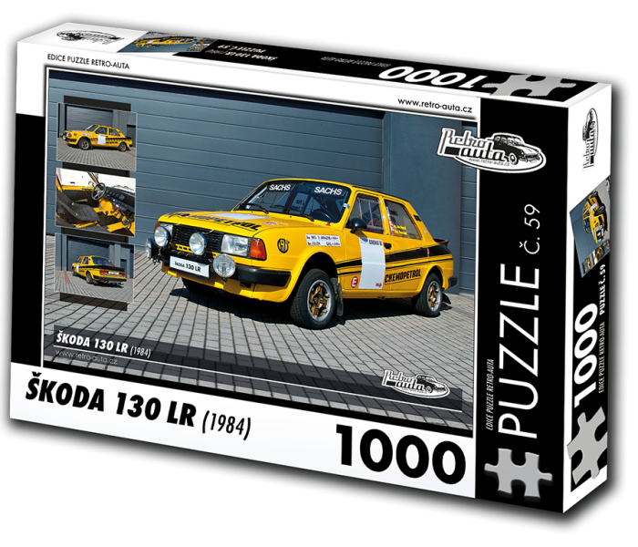 Puzzle - Retro-auta - Skoda 130 LR (1984)