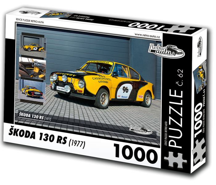 Puzzle - Retro-auta - Skoda 130 RS (1977)