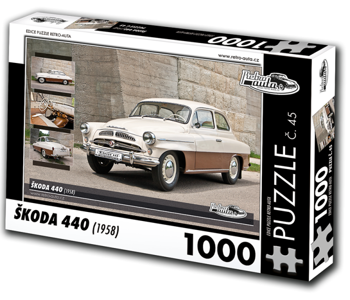 Puzzle - Retro-auta - Skoda 440 (1958)